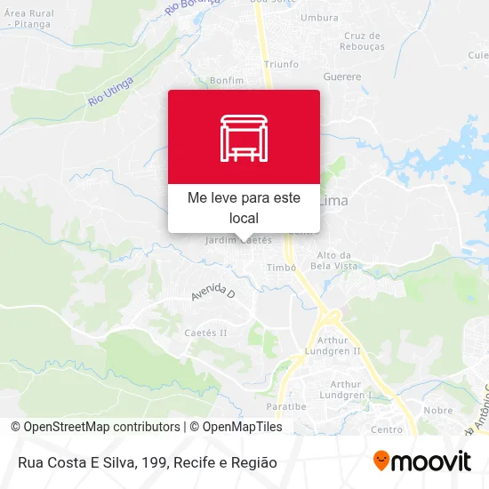 Rua Costa E Silva, 199 mapa