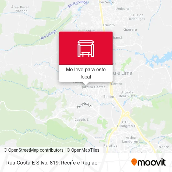 Rua Costa E Silva, 819 mapa