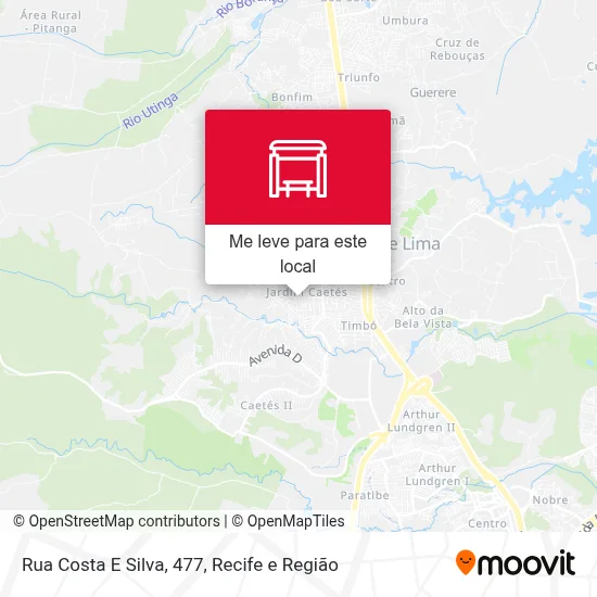 Rua Costa E Silva, 477 mapa