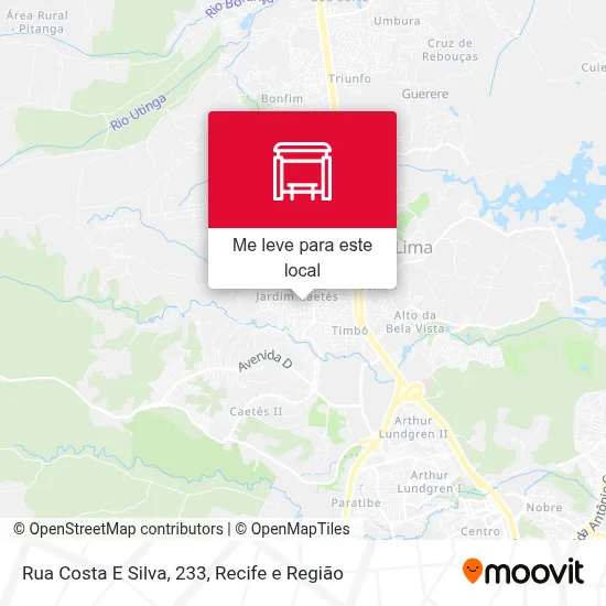 Rua Costa E Silva, 233 mapa
