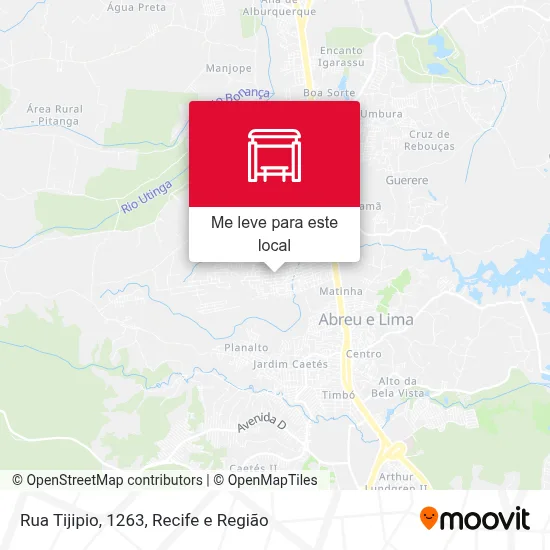 Rua Tijipio, 1263 mapa