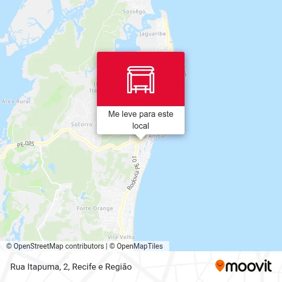 Rua Itapuma, 2 mapa