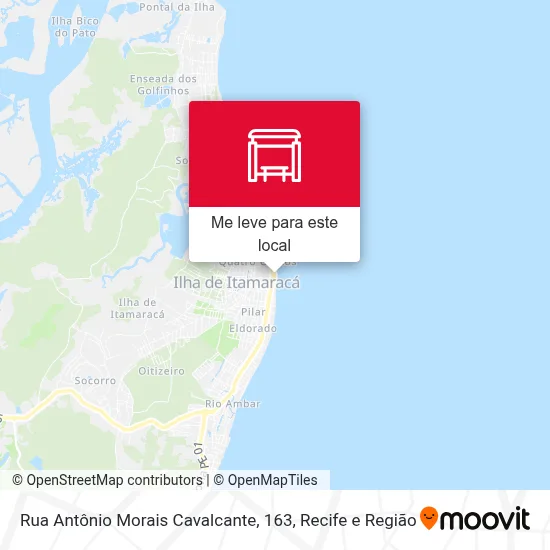 Rua Antônio Morais Cavalcante, 163 mapa