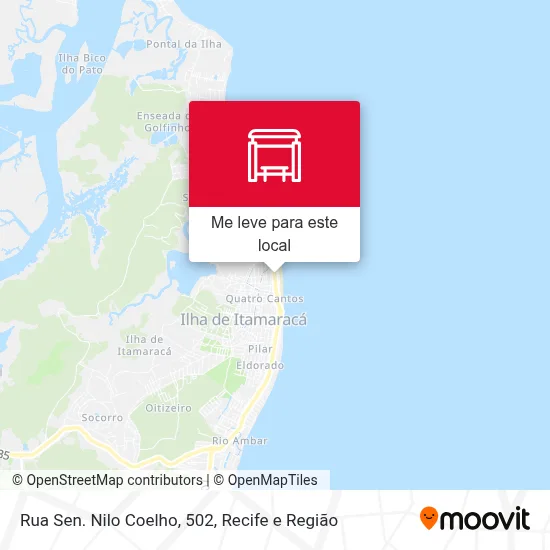 Rua Sen. Nilo Coelho, 502 mapa