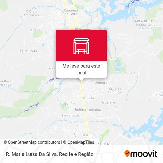 R. Maria Luísa Da Silva mapa