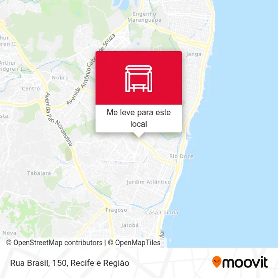 Rua Brasil, 150 mapa