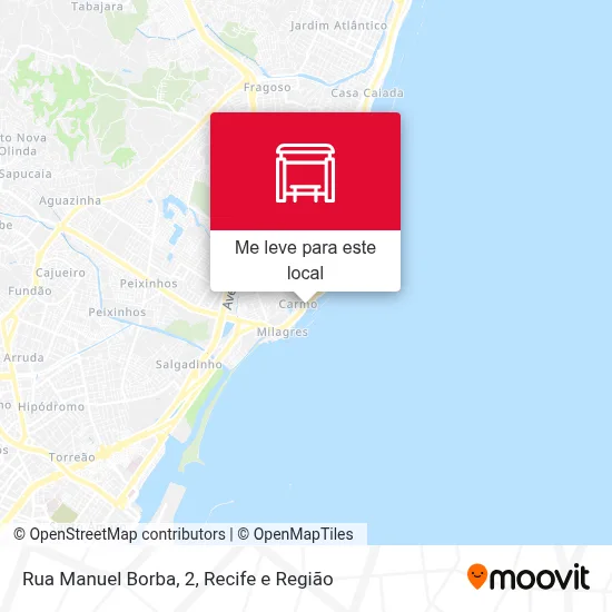 Rua Manuel Borba, 2 mapa