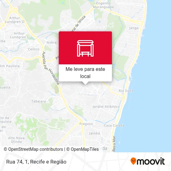 Rua 74, 1 mapa