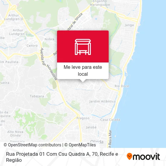 Rua Projetada 01 Com Csu Quadra A, 70 mapa