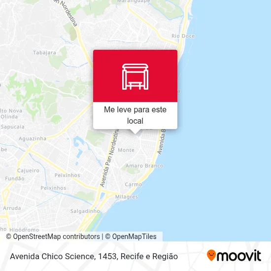Avenida Chico Science, 1453 mapa