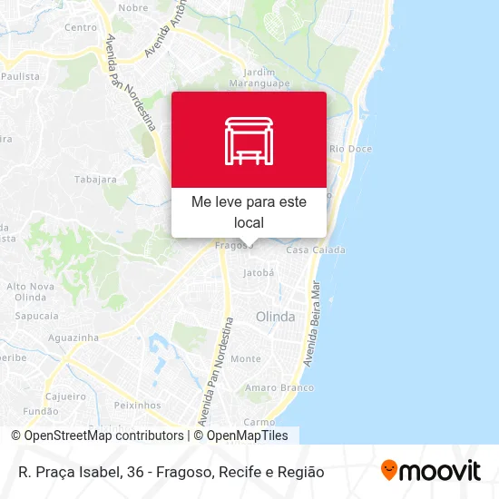 R. Praça Isabel, 36 - Fragoso mapa