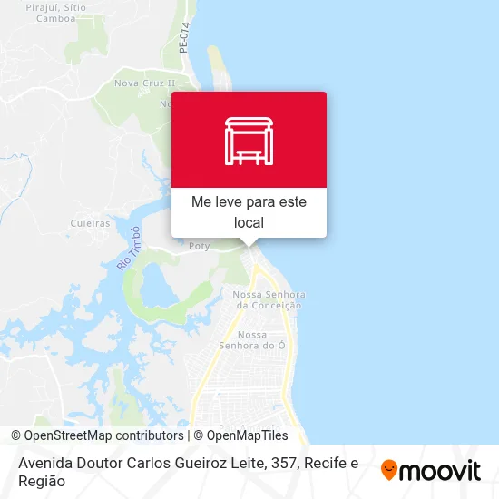 Avenida Doutor Carlos Gueiroz Leite, 357 mapa