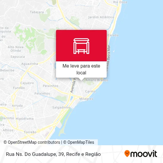Rua Ns. Do Guadalupe, 39 mapa