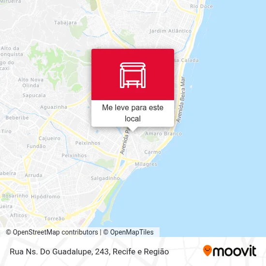 Rua Ns. Do Guadalupe, 243 mapa