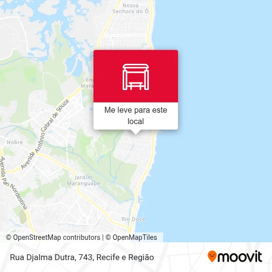 Rua Djalma Dutra, 743 mapa