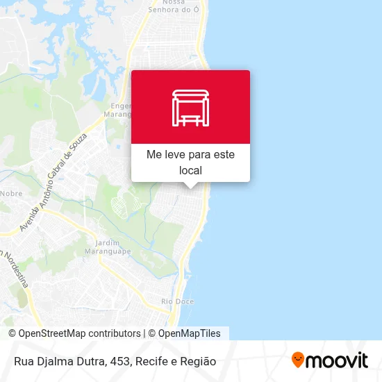 Rua Djalma Dutra, 453 mapa