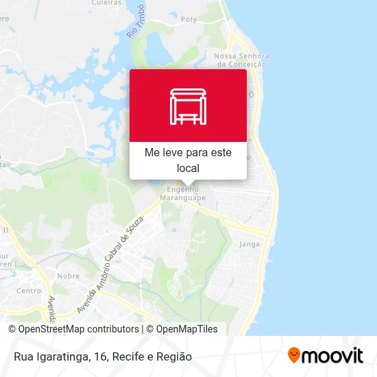Rua Igaratinga, 16 mapa