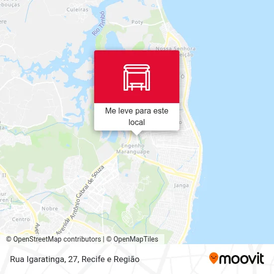 Rua Igaratinga, 27 mapa