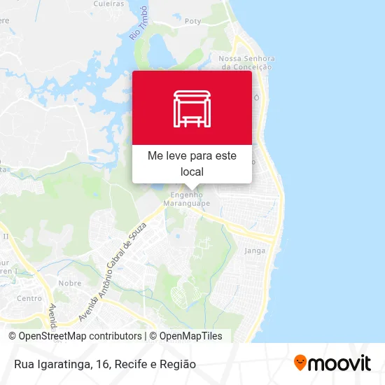 Rua Igaratinga, 16 mapa