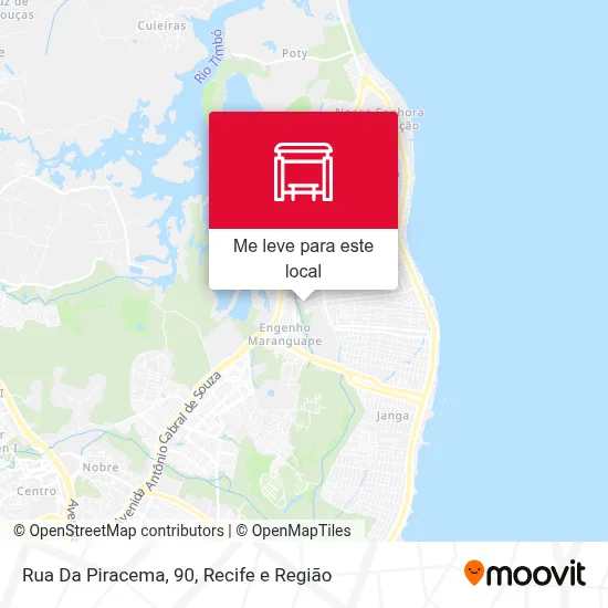Rua Da Piracema, 90 mapa