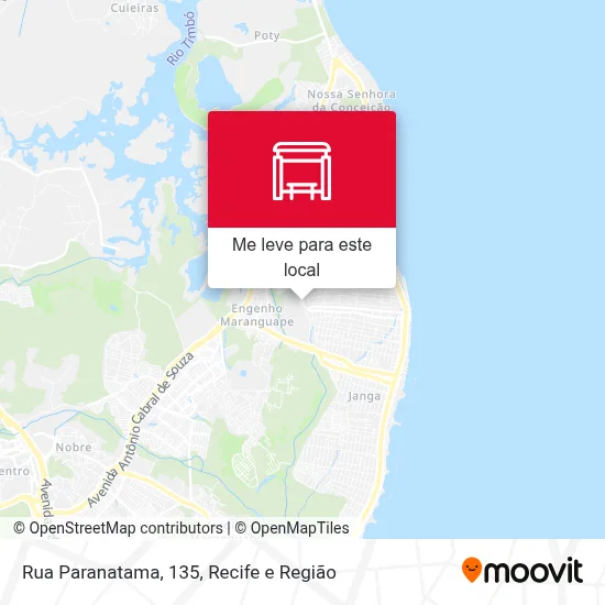 Rua Paranatama, 135 mapa