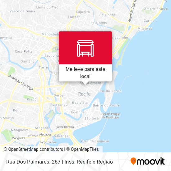 Rua Dos Palmares, 267 | Inss mapa