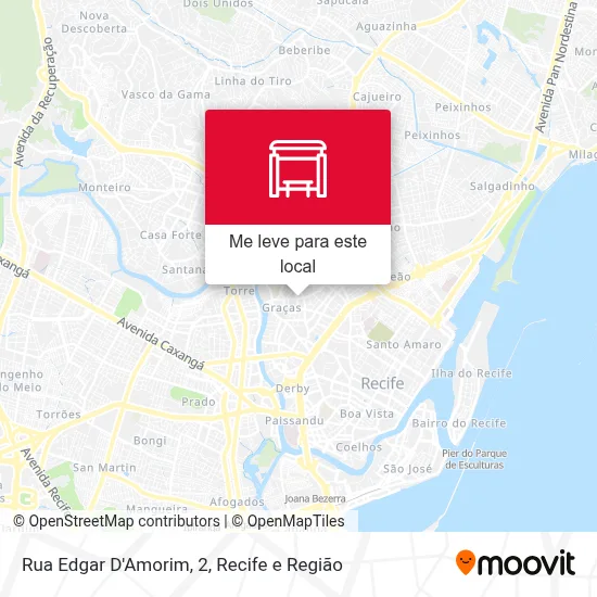 Rua Edgar D'Amorim, 2 mapa