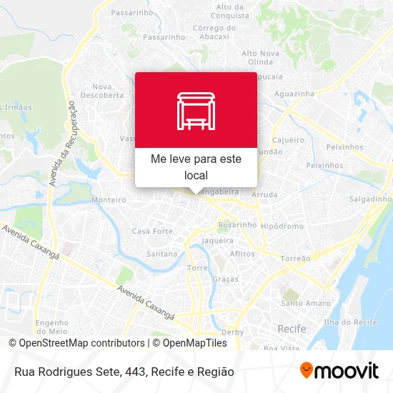 Rua Rodrigues Sete, 443 mapa