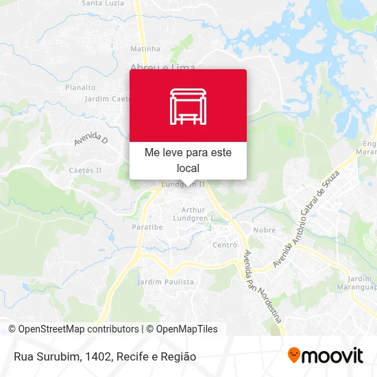 Rua Surubim, 1402 mapa