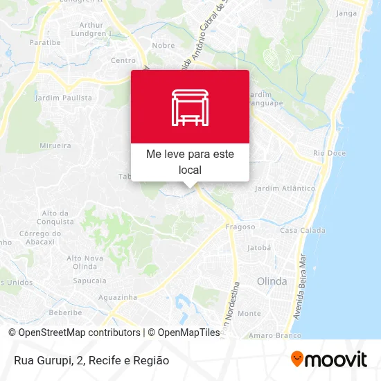 Rua Gurupi, 2 mapa