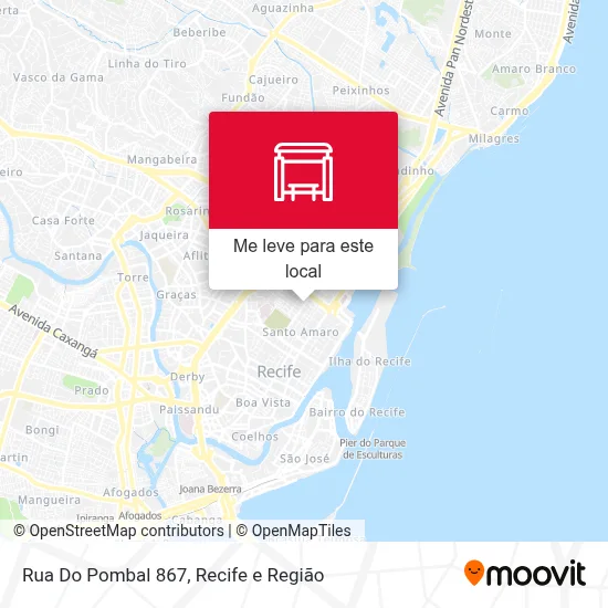 Rua Do Pombal 867 mapa