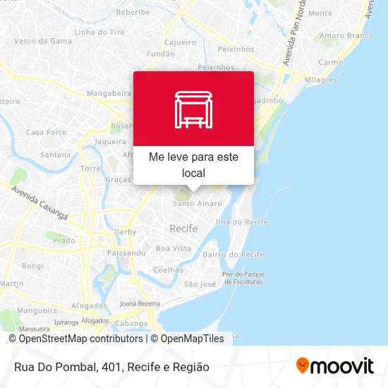 Rua Do Pombal, 401 mapa