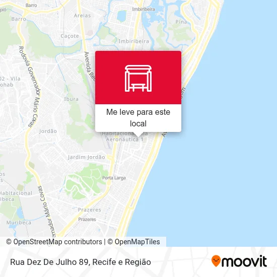 Rua Dez De Julho 89 mapa