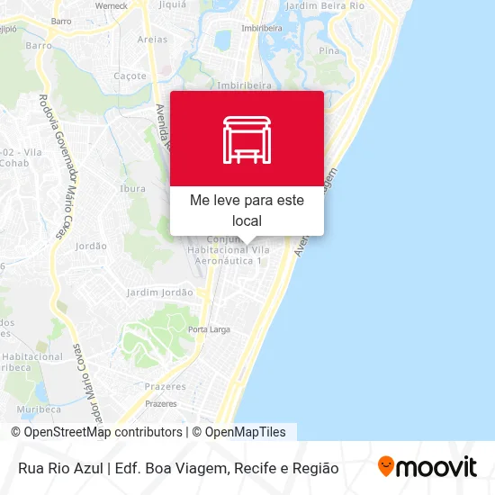 Rua Rio Azul | Edf. Boa Viagem mapa