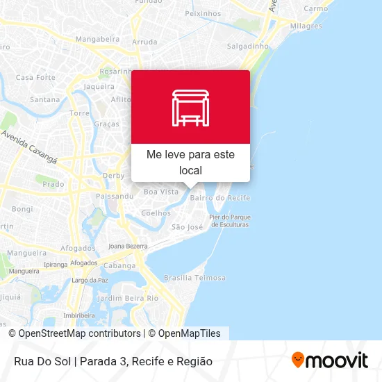 Rua Do Sol | Parada 3 mapa