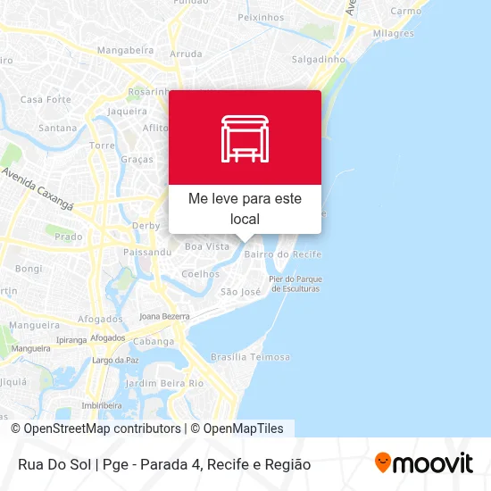 Rua Do Sol | Pge - Parada 4 mapa