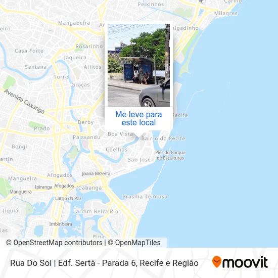 Rua Do Sol | Edf. Sertã - Parada 6 mapa