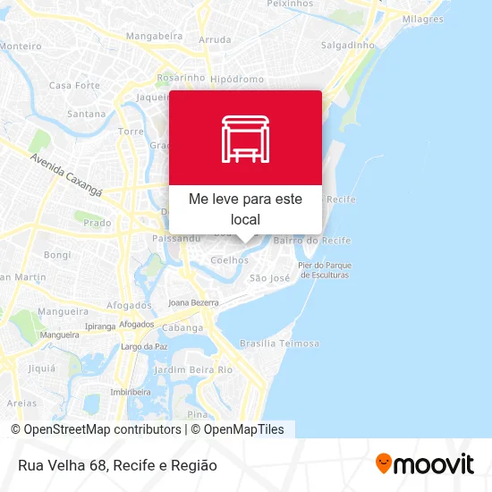 Rua Velha 68 mapa
