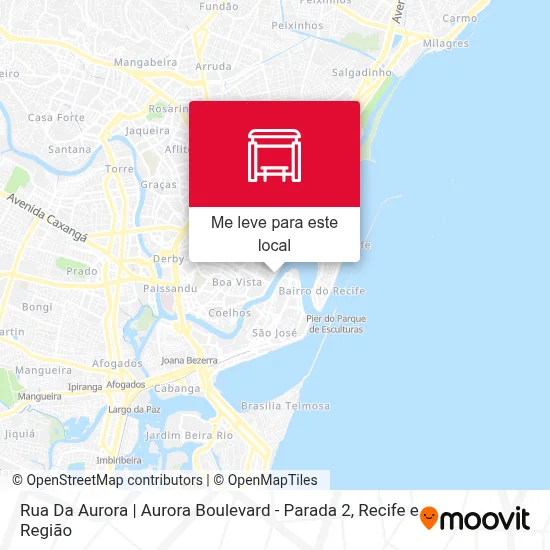 Rua Da Aurora | Aurora Boulevard - Parada 2 mapa