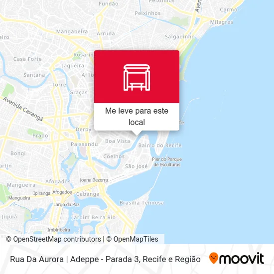 Rua Da Aurora | Adeppe - Parada 3 mapa