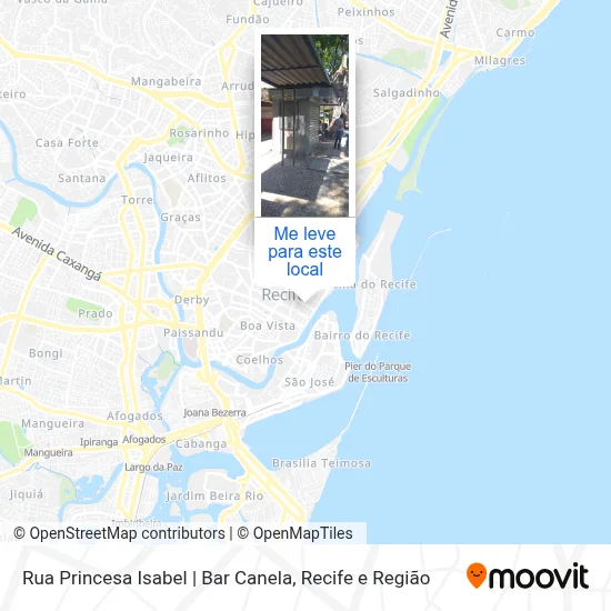 Rua Princesa Isabel | Bar Canela mapa