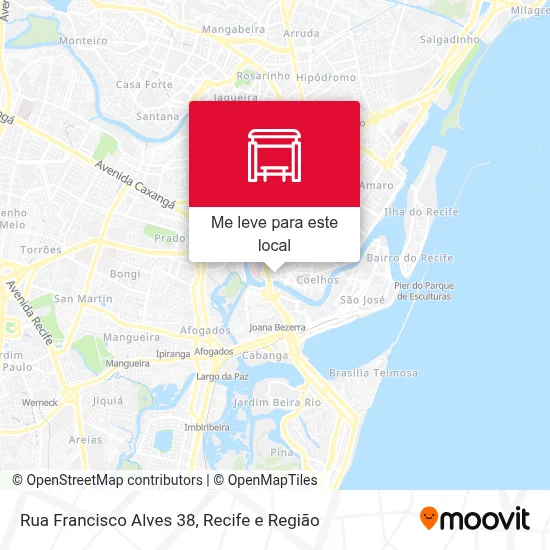 Rua Francisco Alves 38 mapa