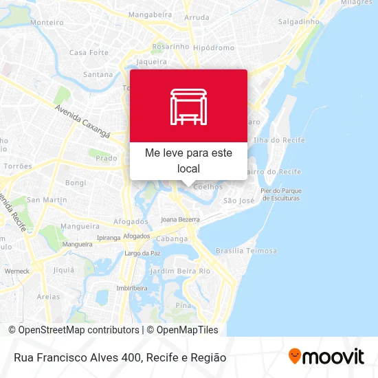 Rua Francisco Alves 400 mapa