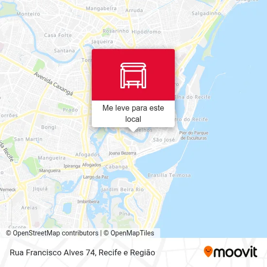 Rua Francisco Alves 74 mapa