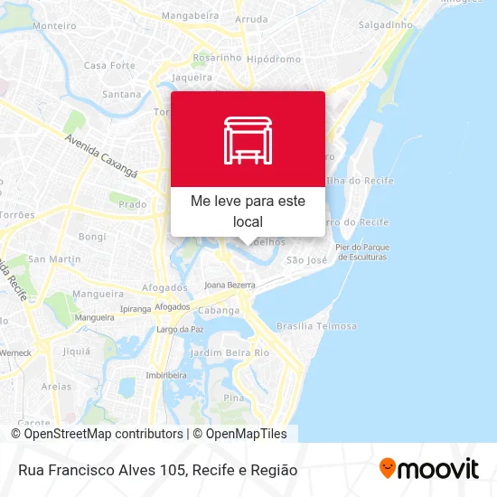 Rua Francisco Alves 105 mapa