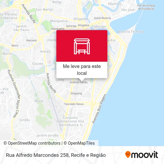 Rua Alfredo Marcondes 258 mapa