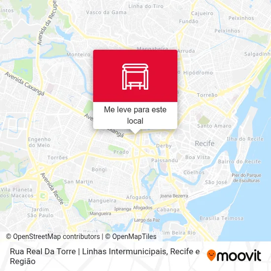 Rua Real Da Torre | Linhas Intermunicipais mapa