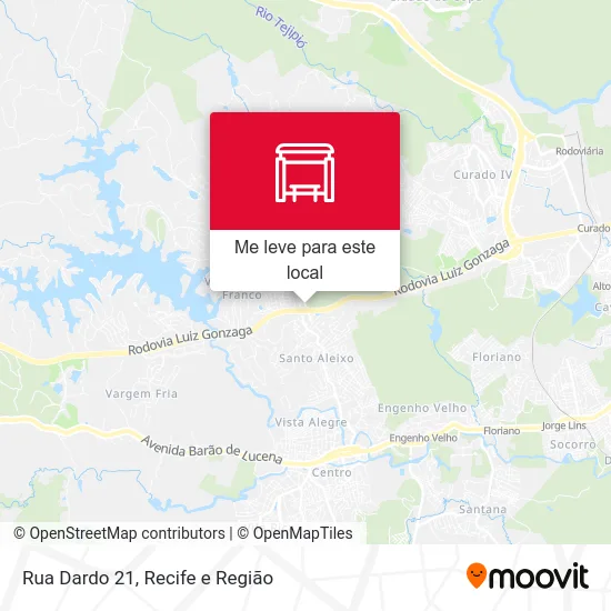 Rua Dardo 21 mapa