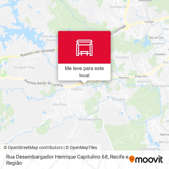 Rua Desembargador Henrique Capitulino 68 mapa