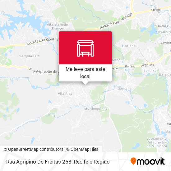 Rua Agripino De Freitas 258 mapa